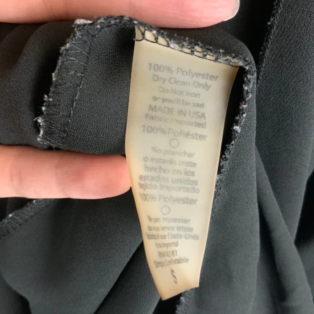 LULAROE Shirley Black Kimono Size S - Picture 4 of 7